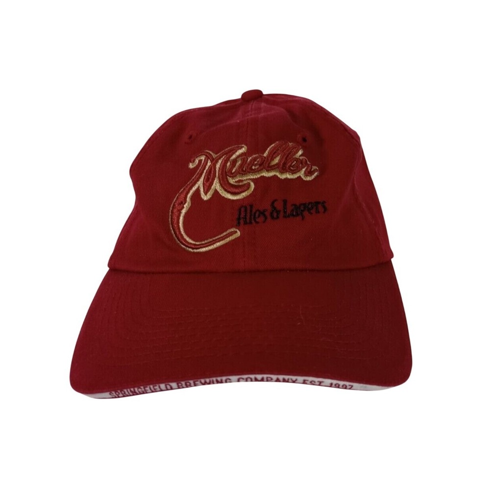 Springfield Brewing Company Mueller‎ Ales&Lagers Red Hat Adjustable Baseball Cap